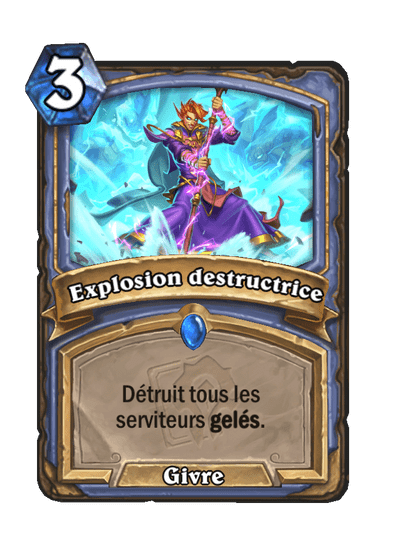 Explosion destructrice