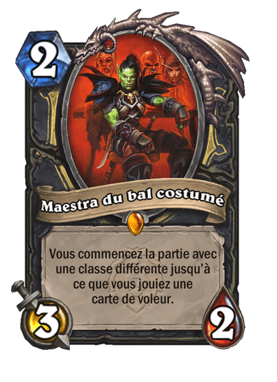 Maestra du bal costumé