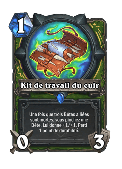 Kit de travail du cuir