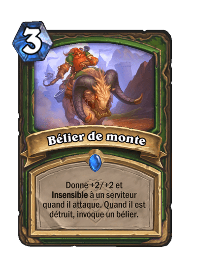 Bélier de monte