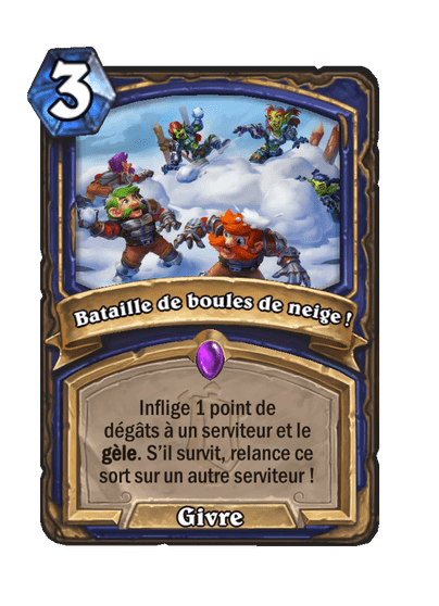 Bataille de boules de neige !