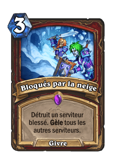 Bloqués par la neige