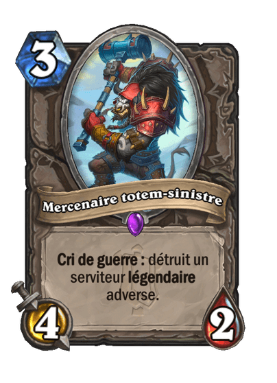 Mercenaire totem-sinistre