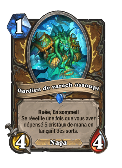 Gardien de varech assoupi