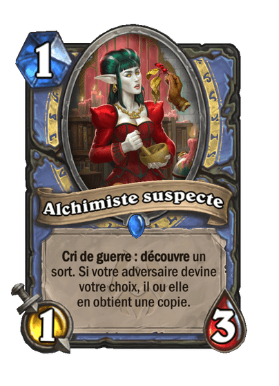 Alchimiste suspecte