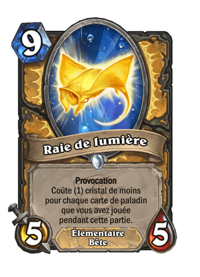 Raie de lumière