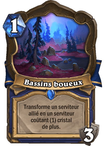 Bassins boueux