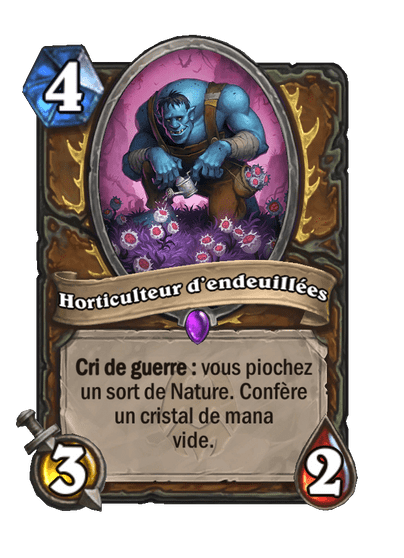 Horticulteur d’endeuillées