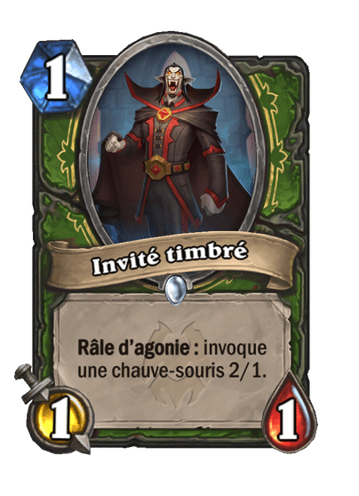 Invité timbré