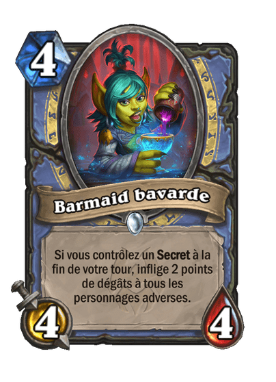 Barmaid bavarde