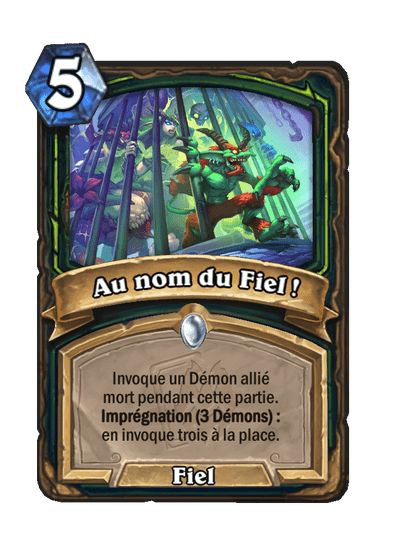 Au nom du Fiel !