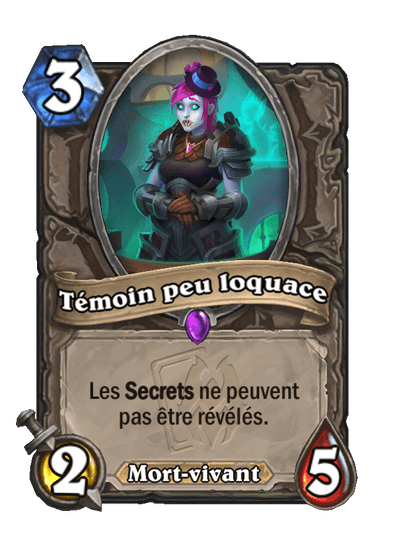 Témoin peu loquace