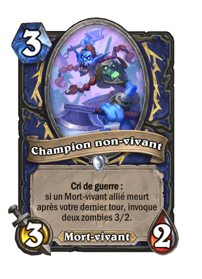 Champion non-vivant