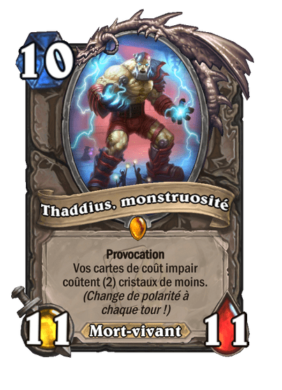 Thaddius, monstruosité