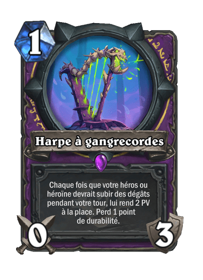 Harpe à gangrecordes