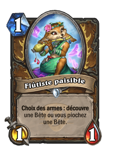 Flûtiste paisible