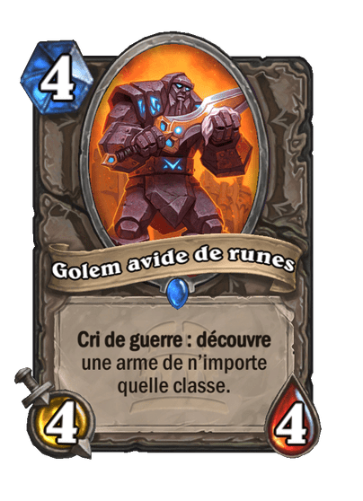 Golem avide de runes